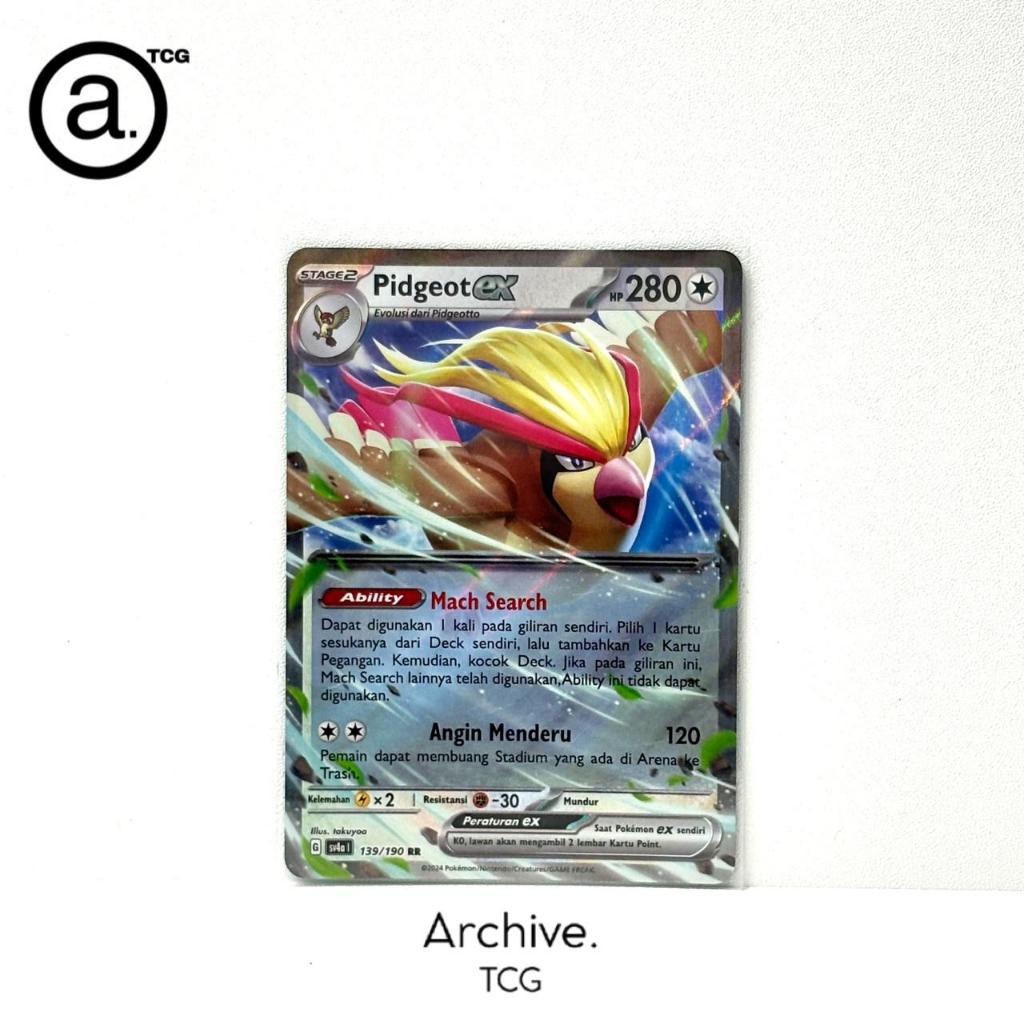Pidgeot ex RR (139/190) Pokemon Indonesia ~ Harta Berkilau SV4A