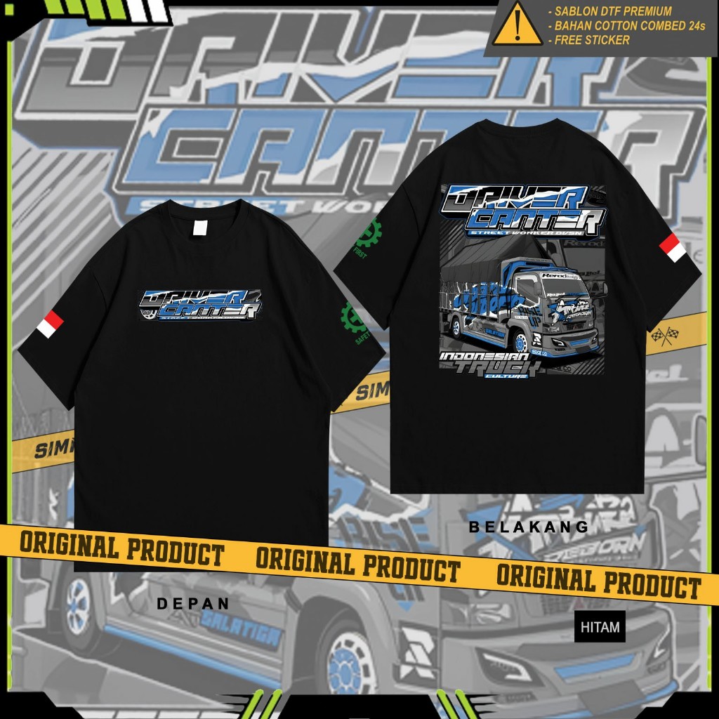 KAOS ANAK TRUK DRIVER CANTER KAOS TRUK CANTER KAOS ANAK CANTER MANIA KAOS TRUK ANAK / Kaos Truk Cant
