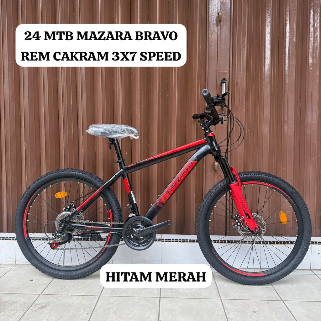 (BATAM) Sepeda MTB 24 MAZARA BRAVO Discbrake