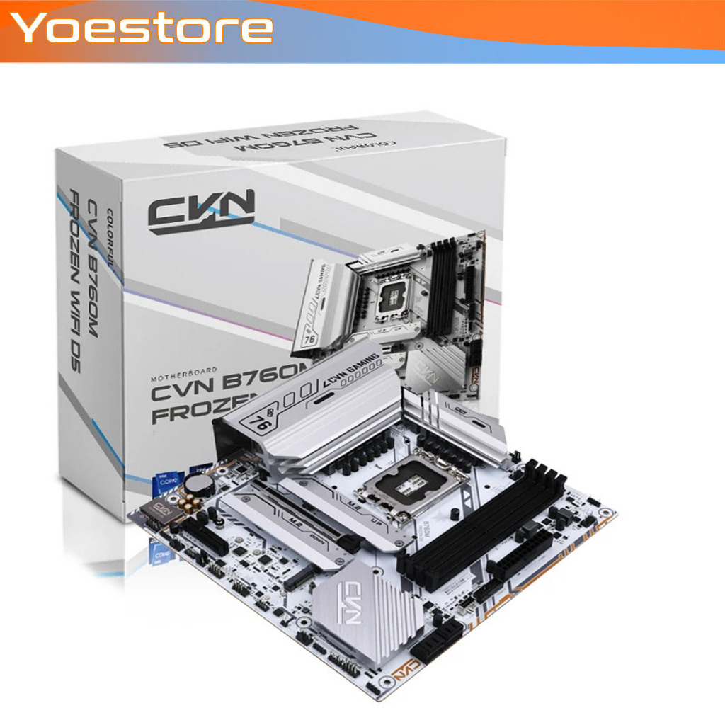 COLORFUL CVN B760M FROZEN WIFI D5 V20 INTEL LGA 1700 DDR5 MICRO ATX MATHEBOARD
