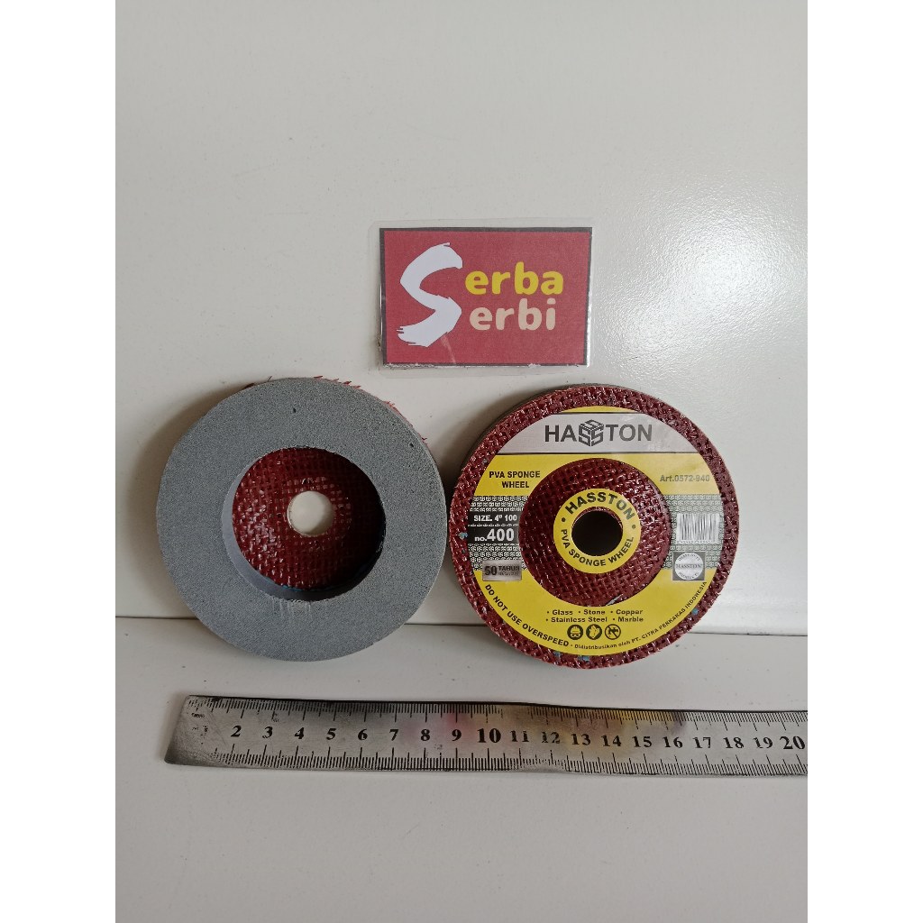 (/PCS 4" PVA SPONGE) Mata gerinda poles kaca keramik granit