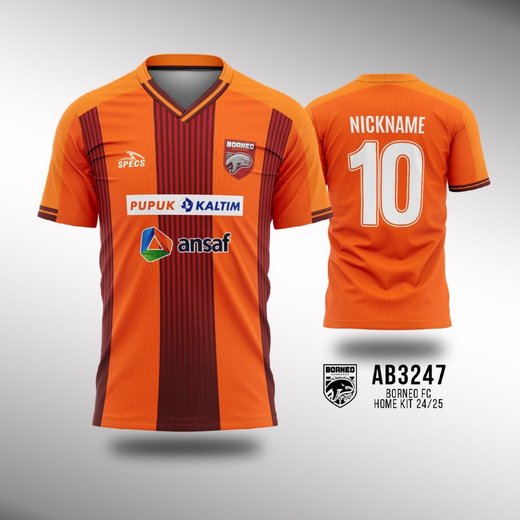 JERSEY SEPAKBOLA BORNEO FC 2024-2025 - HOME