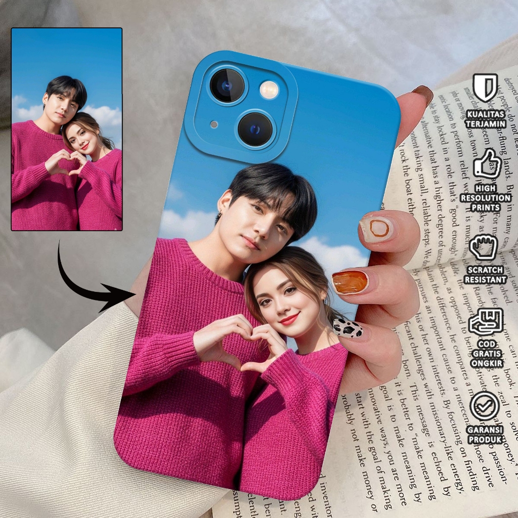 Softcase Custom All Type Hp - Custom Case Request Gambar Sesuai Keinginan - Case Couple - Silikon Hp