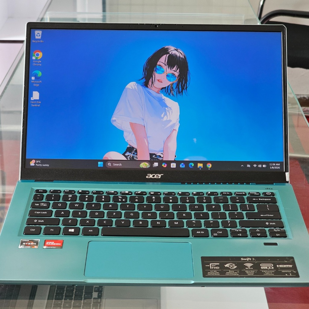 ACER Swift 3 AMD Ryzen 5 5500U Ram 16 GB SSD 512 GB AMD Radeon Graphic Slim Kencang Premium Laptop