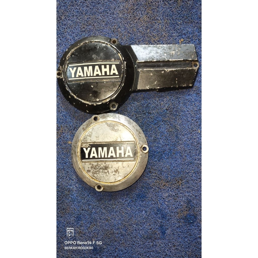 tutup Magnit cover magnet set tutup pompa oli Yamaha RX spesial  yt115 YT115 original second