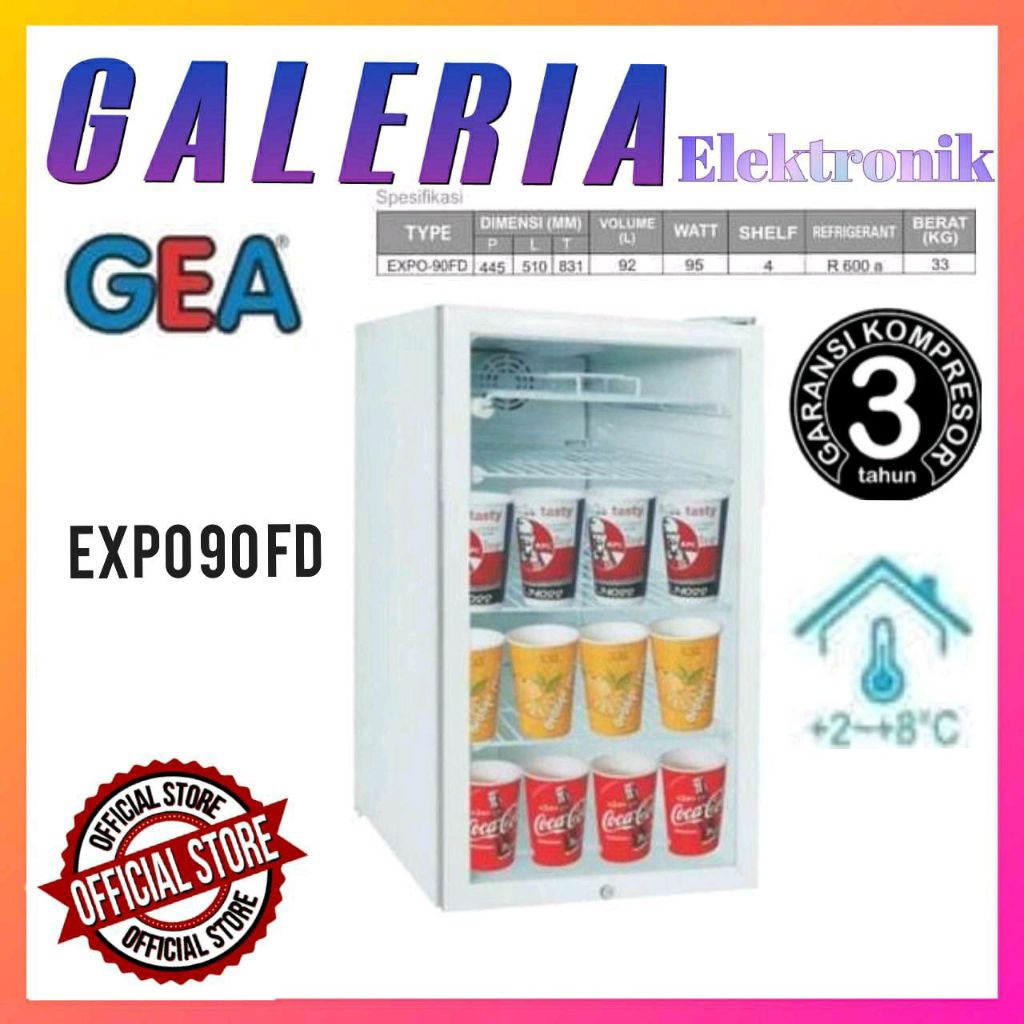 SHOWCASE GEA EXPO90 DISPLAY COOLER EXPO 90