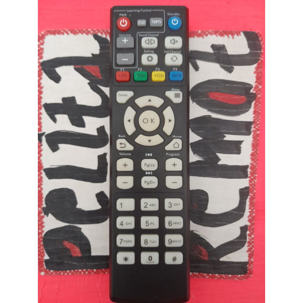 REMOT FIBER STB HG680P ORIGINAL TERLENGKAP