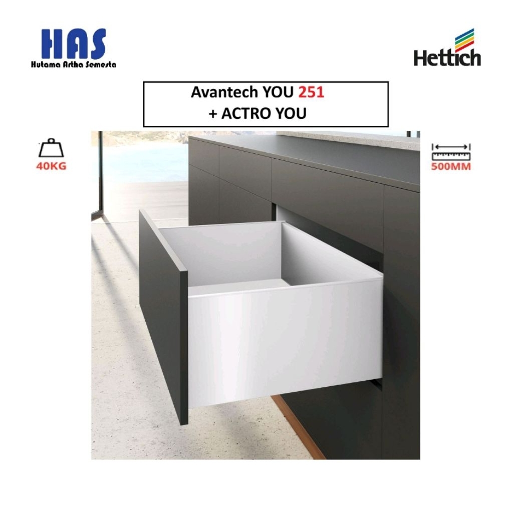 Hettich Avantech YOU 251 + Actro You Slow Motion
