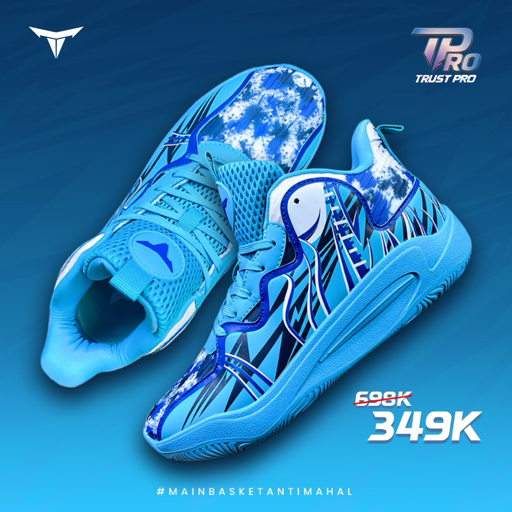 SEPATU BASKET TRUST PRO ORIGINAL KEREN ANTI MAHAL