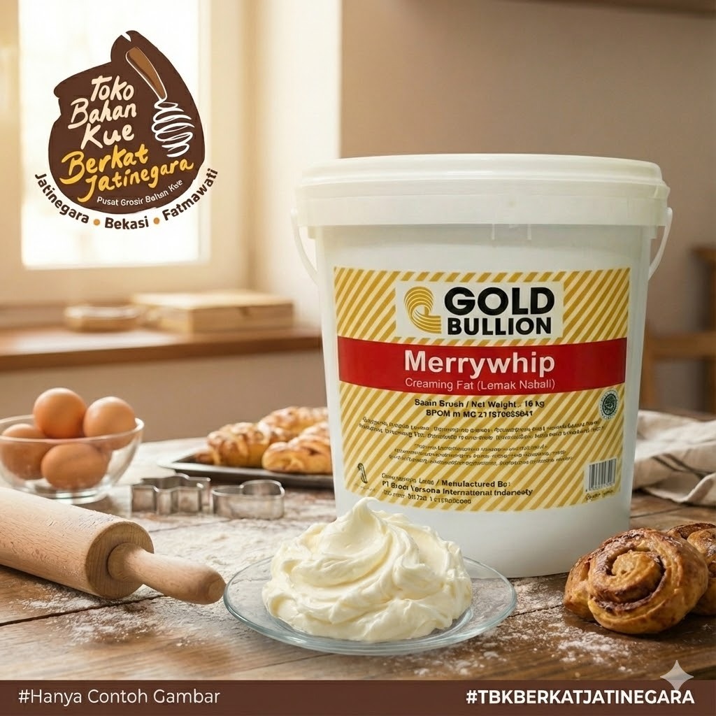 MENTEGA PUTIH GOLD BULLION MERRYWHIP 16 KG / MERRYWHIP SHORTENING
