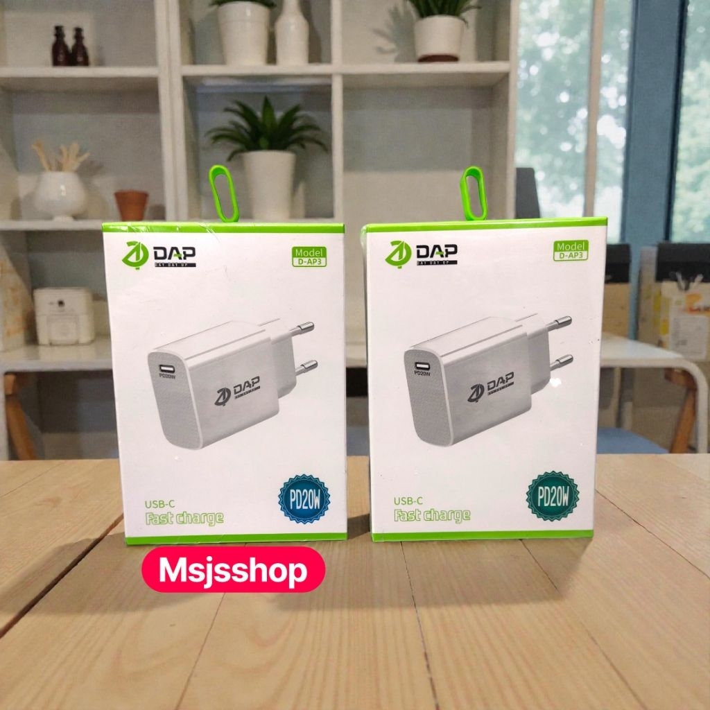Batok DAP D-AP3 USB C PD20W Fast Charging Kepala Charger DAP USB C D-AP3 Original