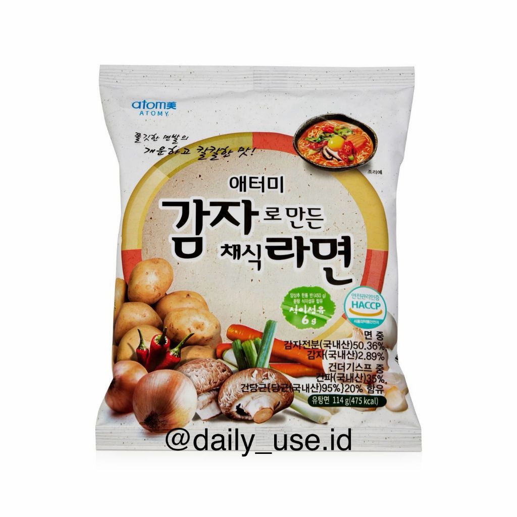 Potato Ramen Atomy expired Agustus 2026 baca deskripsi