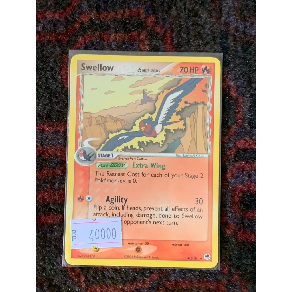 Swellow Pokemon English 40/101