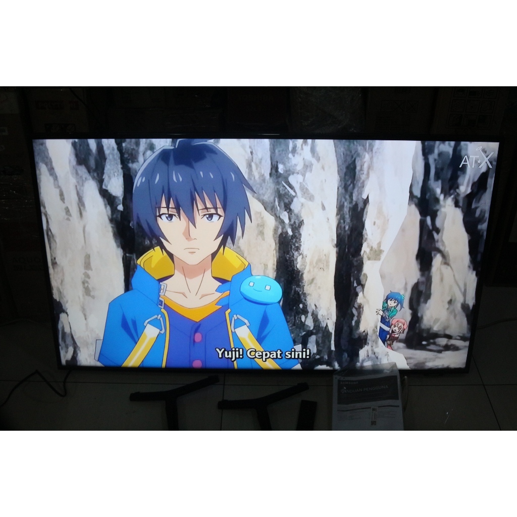 TV LED Samsung 43 inci 4K UHD SMART TV Youtube Digital TV Kondisi bekas pemakaian masih segel 5387F