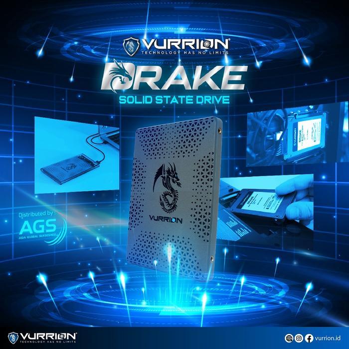 SSD SATA 512GB VURRION / SSD VURRION DRAKE 512GB GARANSI 3 TAHUN