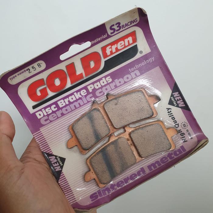 Kampas rem Brembo monoblok Goldfren 258 M4 GP4RS GP4RX