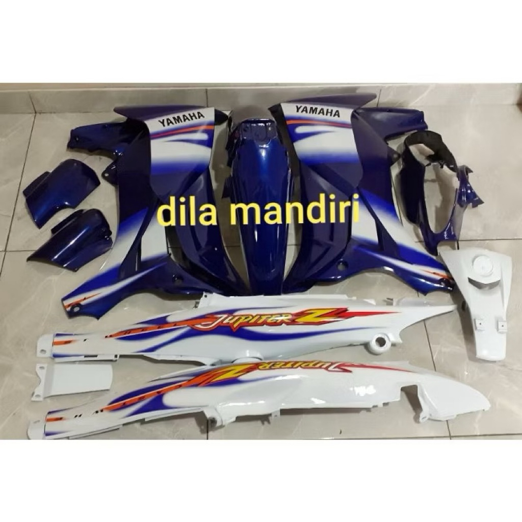 Full set body halus jupiter z cw / jupiter z lama biru putih / silver orange  / merah hitam ready al