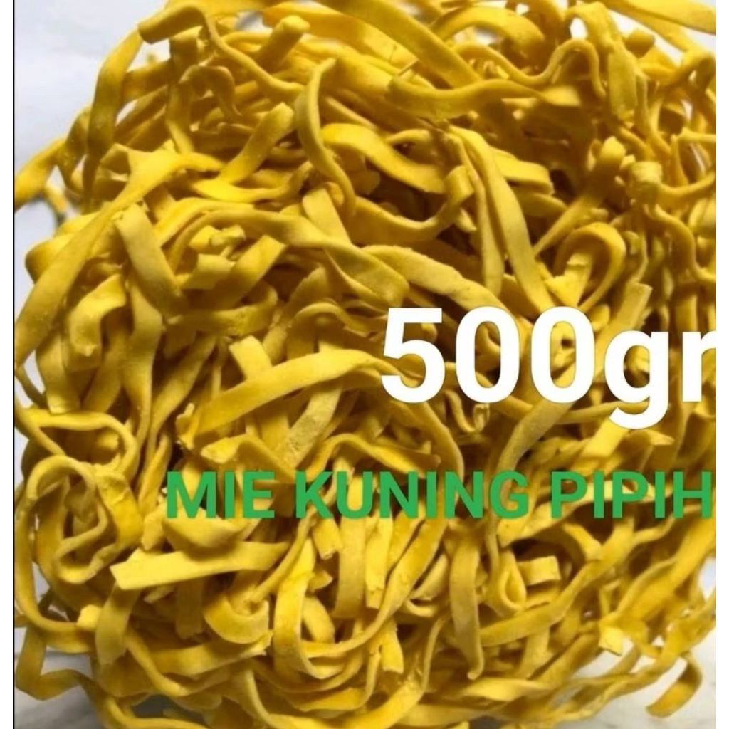 MIE KUNING PADANG (pipih) Mentah Asli Minang 500gr