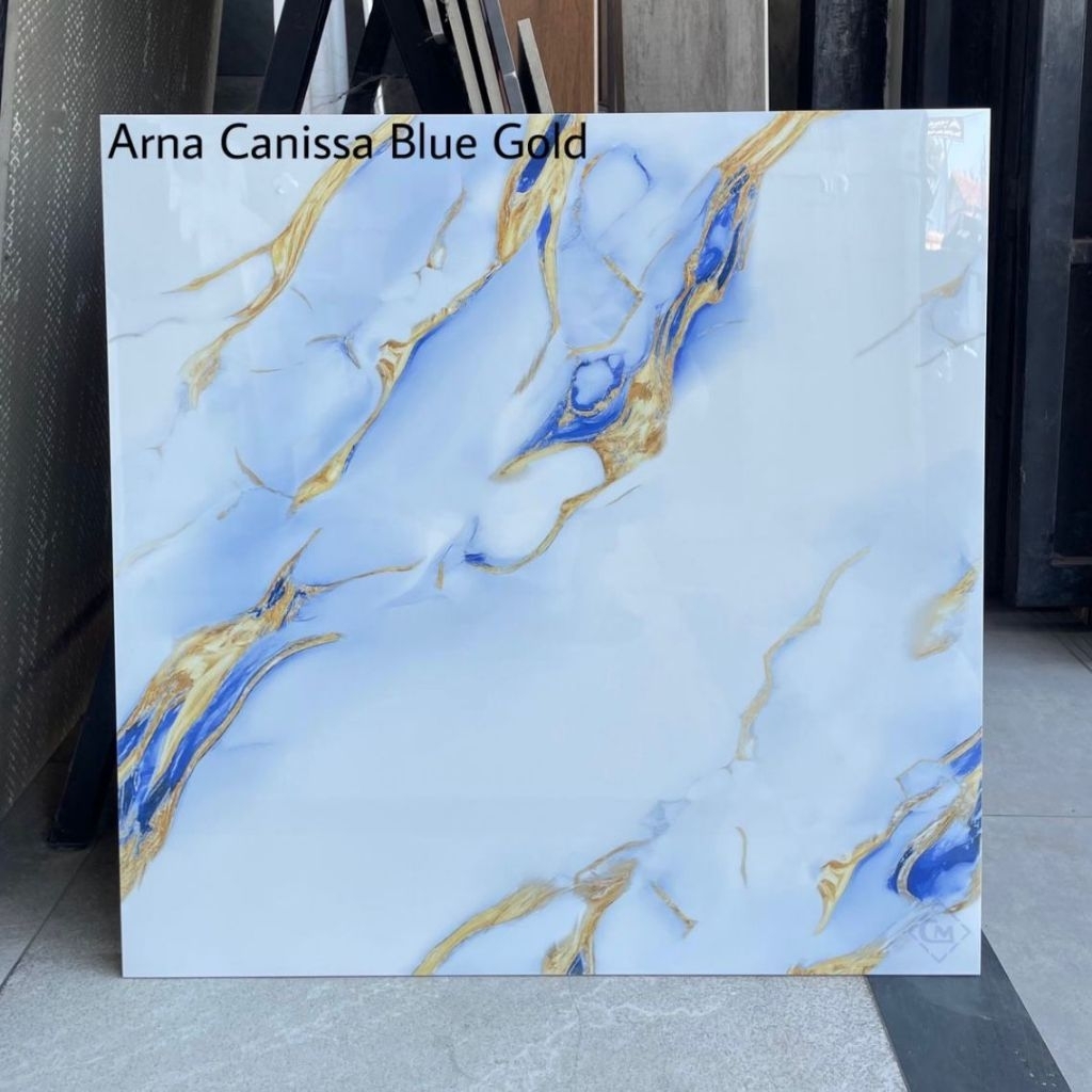 Granite 60x60 Arna Cannisa Blue Gold | Glazed Polish