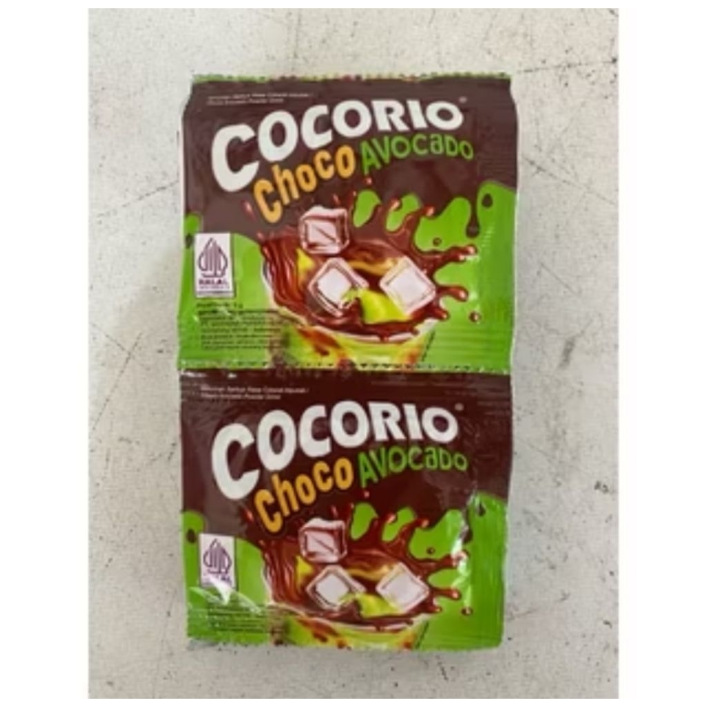 minuman serbuk Cocorio Rasa Avocado 1renceng isi 10pcs