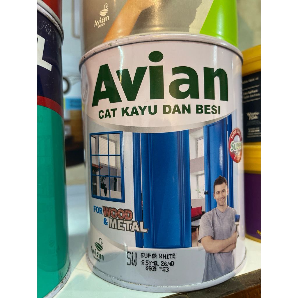 cat avian cat kayu & besi 1kg