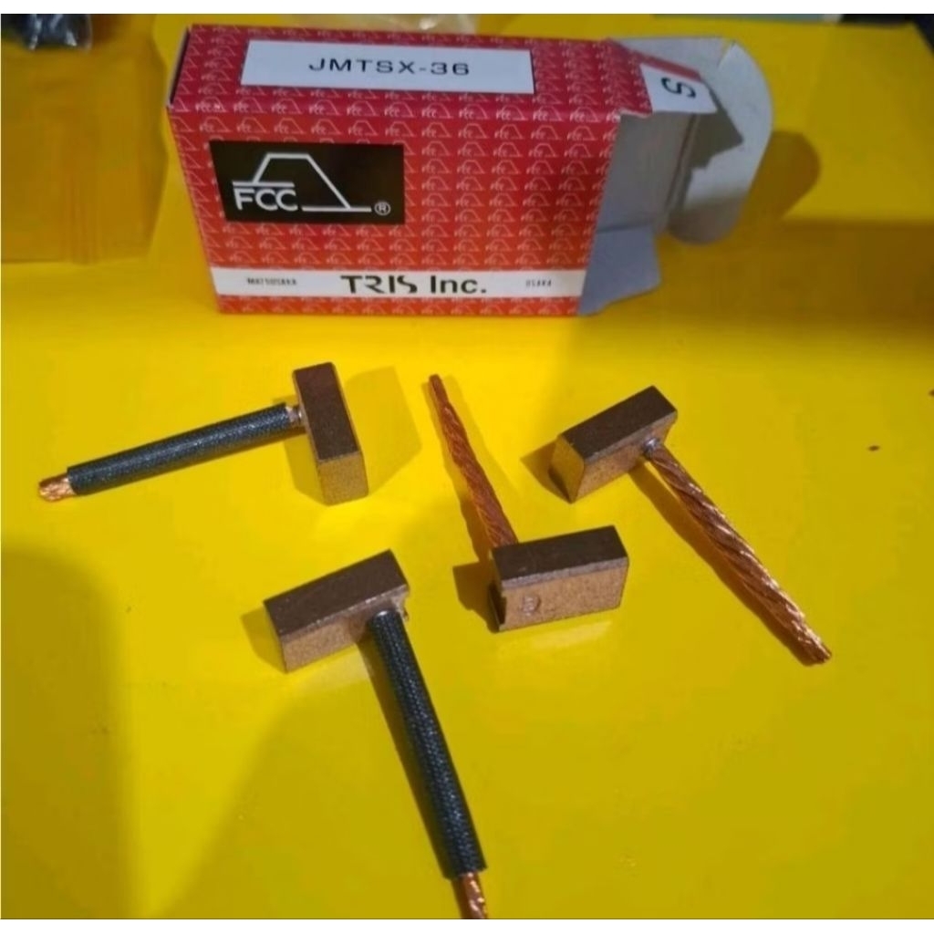 carbon brush stater dinamo stater Mitsubishi L300 kuda diesel ragasa ps125 ps135 fcc javan asli orig