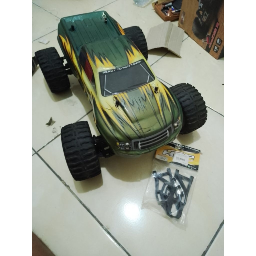 kit only monster truck hsp Brontosaurus 1/10 include servo