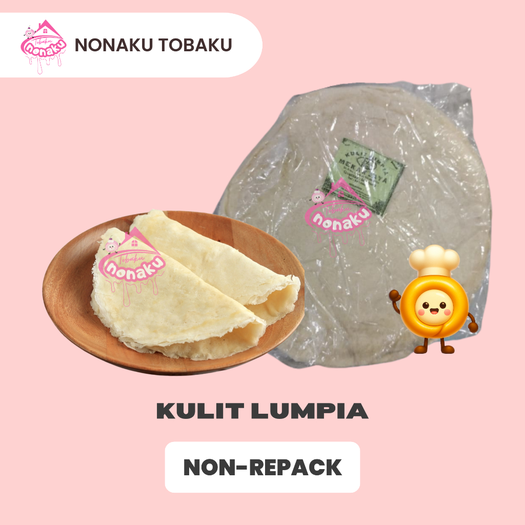 [HEMAT 3PCS] KULIT LUMPIA MEKAR JAYA DIAMETER 18 CM ISI 50LEMBAR