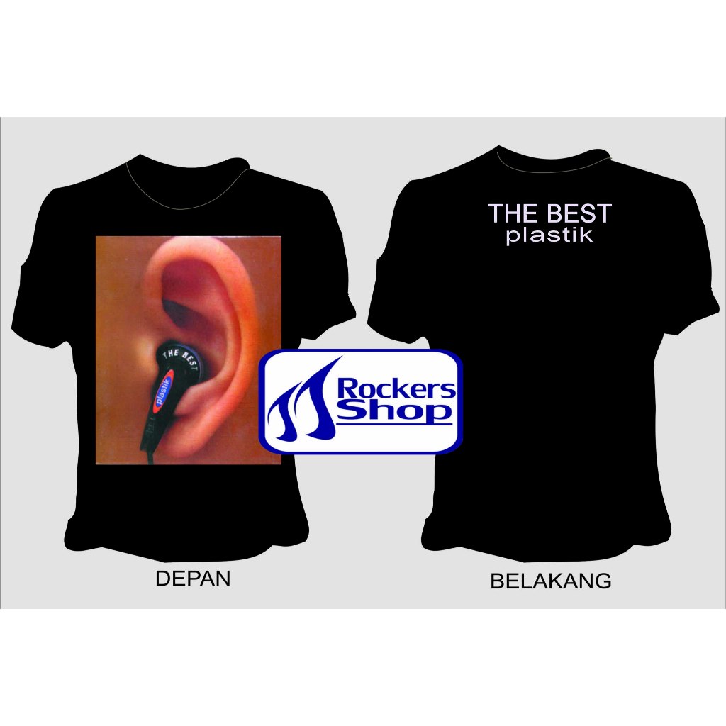 KAOS PLASTIK BAND ALBUM THE BEST SINGLE HITS SEPERTI HARUS MULAI DARIMANA ERROR CINTA BUATAN STATIS 
