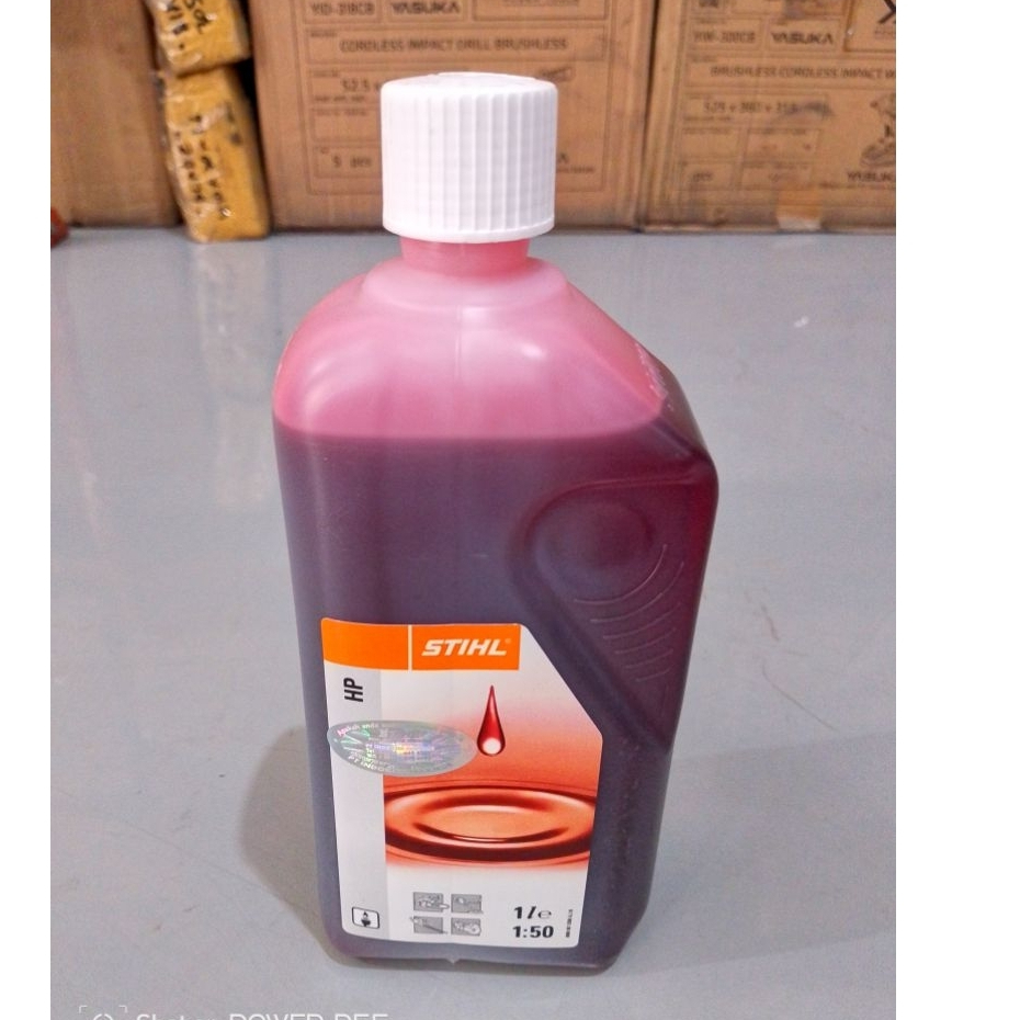 OLI MESIN STIHL 2TAK | OLI CHAINSAW DAN POTONG RUMPUT 2TAK