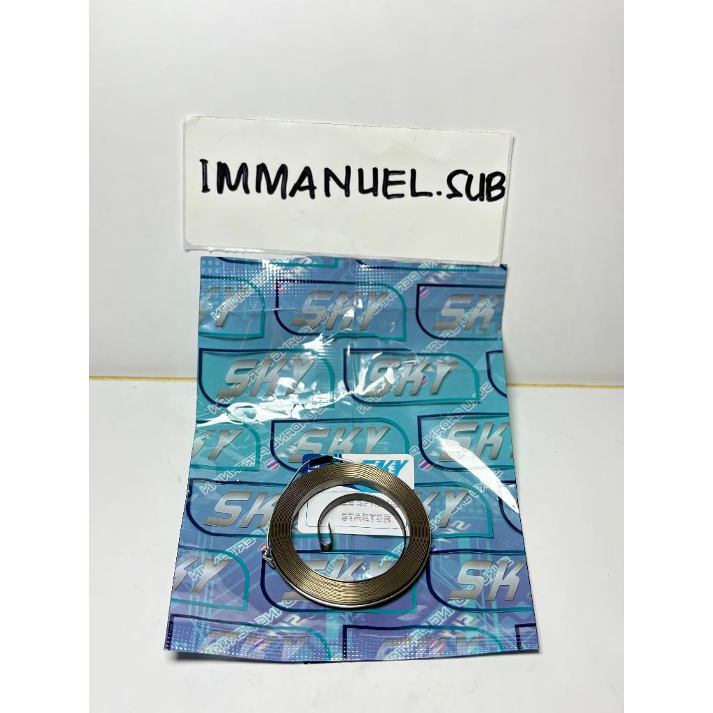 Per Starter Rewind Spring BG 328 TU26 Tarikan Recoil Stater Engkol Mesin Semprot Potong Rumput 318