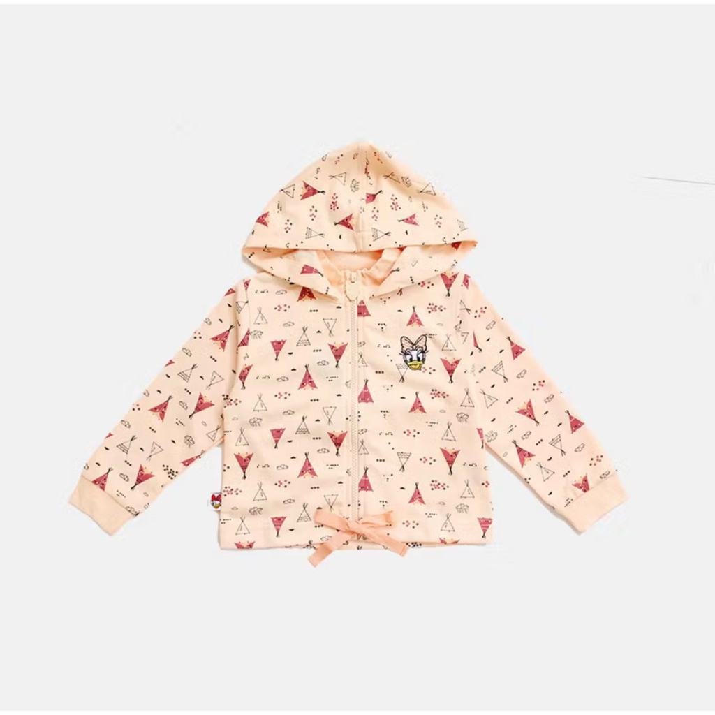Jaket hoodie lengan panjang anak perempuan Daisy that’s Donald size M (New)