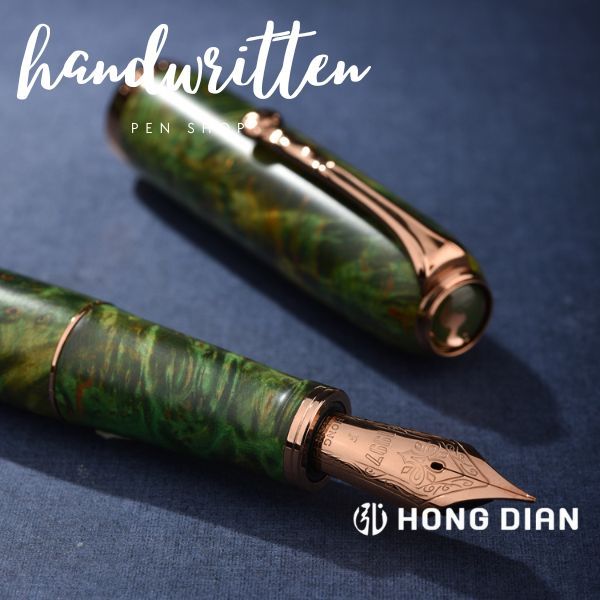 HONGDIAN A10 Cartridge & Converter Fountain Pen / Pulpen Pena