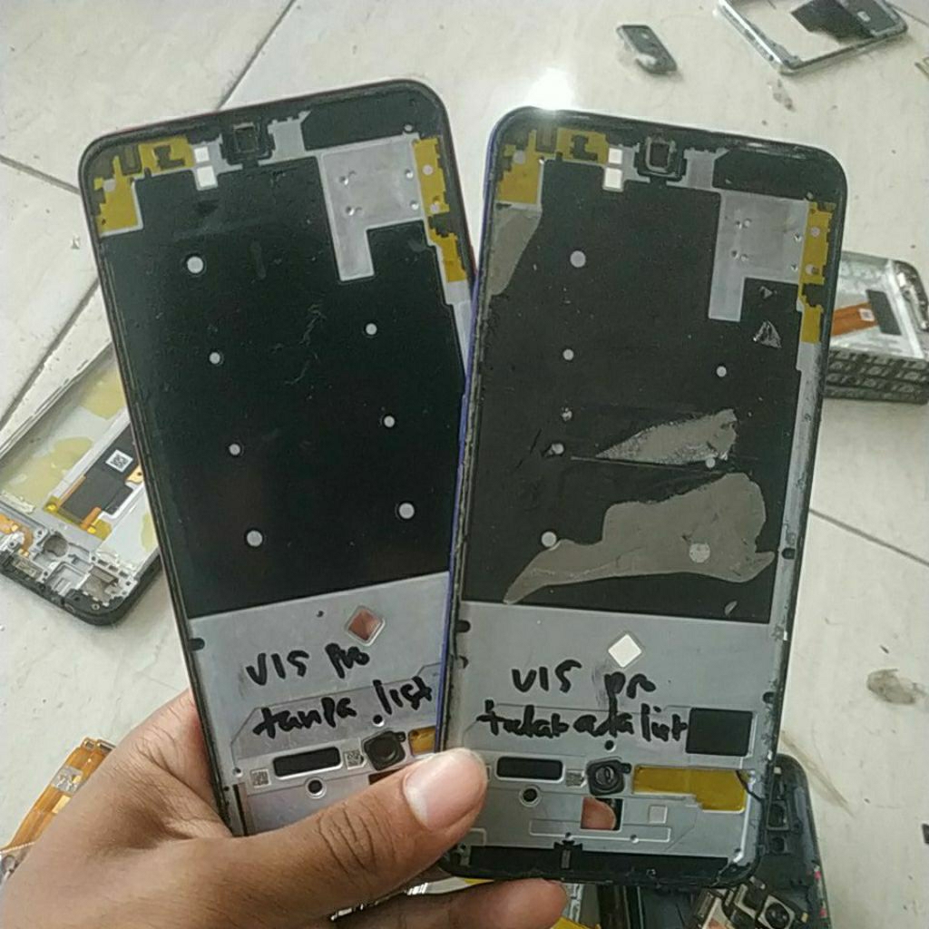 frame bekas vivo v15 pro, tidak ada list, ada yang kurang tombol