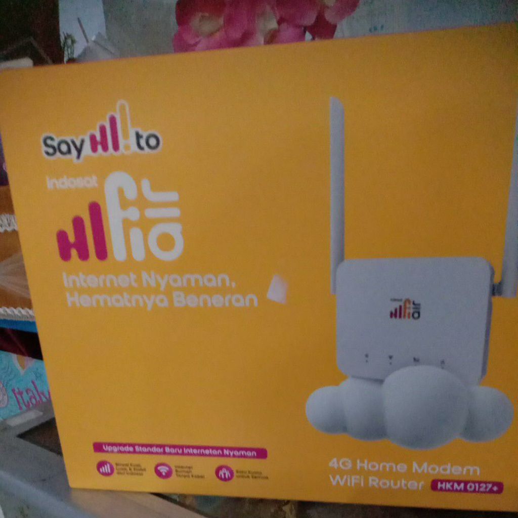 Hifi air Indosat bonus kuota 50gb.