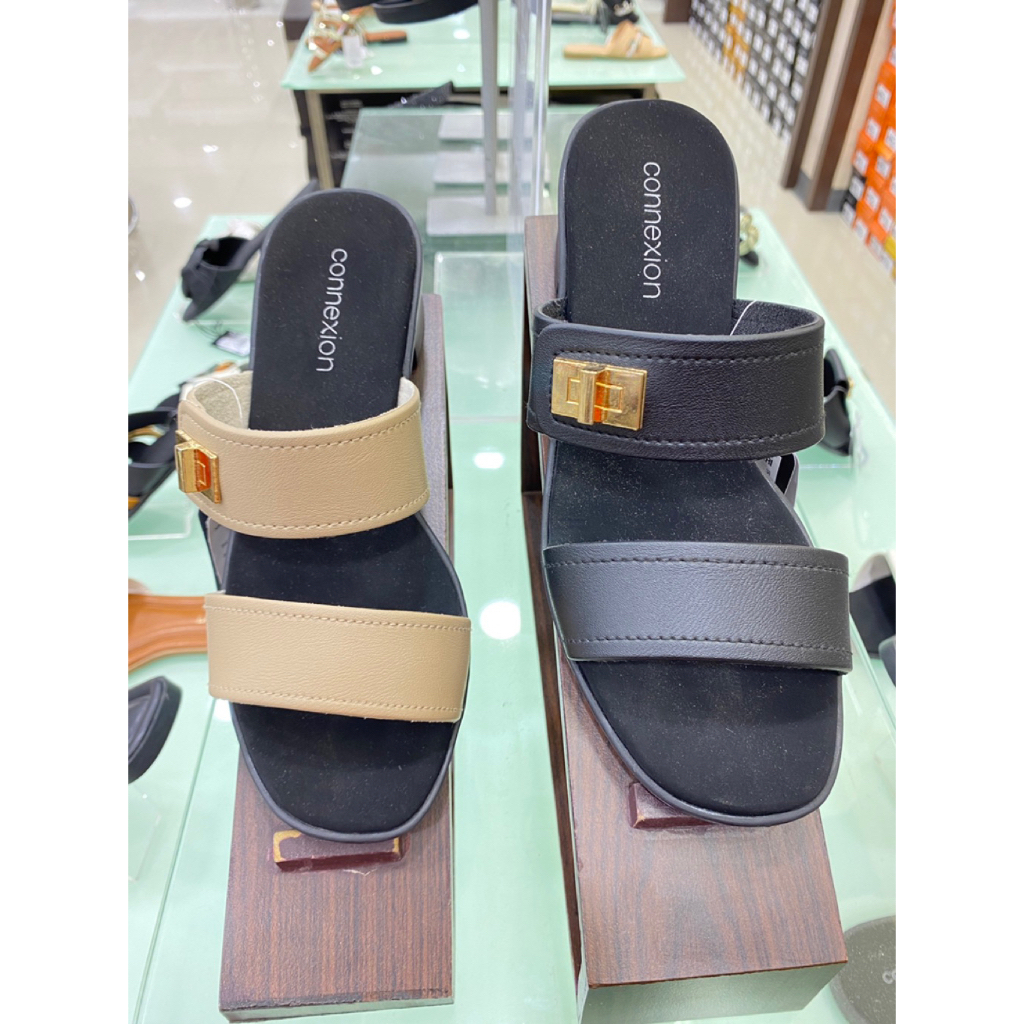 sandal hak tahu( 3cm) ori merk connexon matahari
