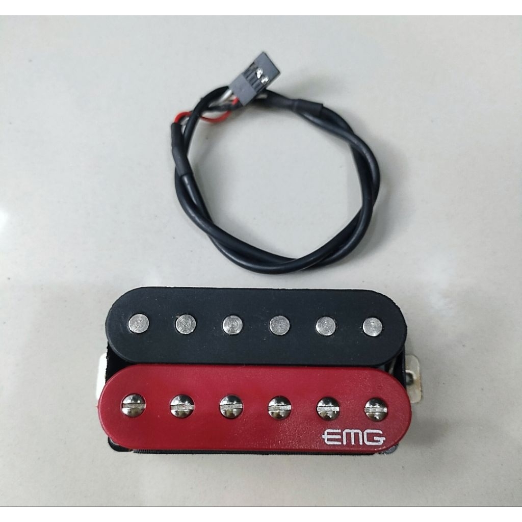 Pickup Gitar EMG Retro Active RA-B Hot 70 humbucker Posisi Bridge