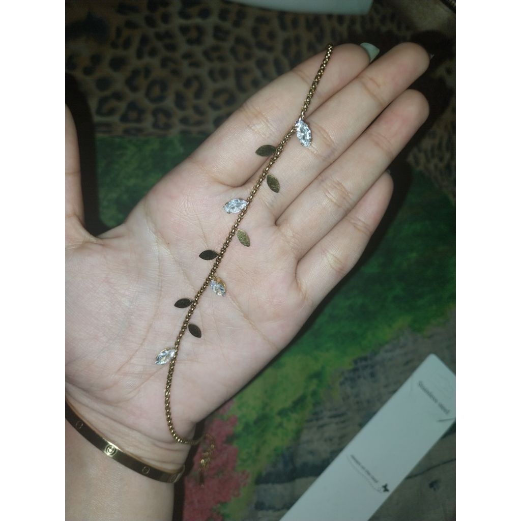 kalung stainless steel anti karat preloved