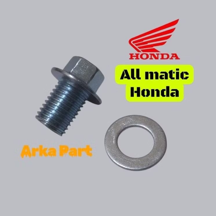 Baut Oli Mesin Bawah Honda Beat Vario125/150 All Matic Honda