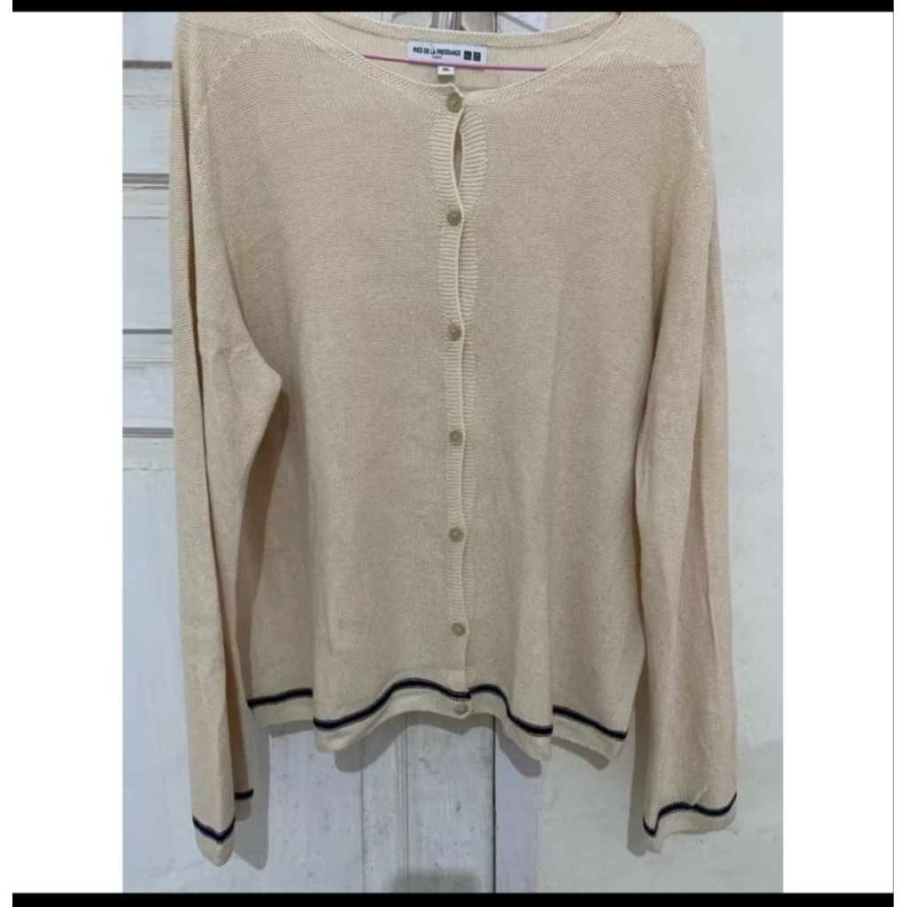 cardigan uniqlo rajut preloved second