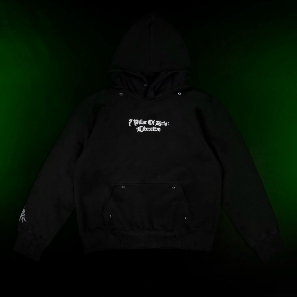 Catharsis Empire - Music (Boxy Distressed Hoodie)