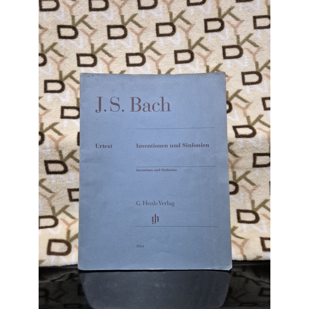 PRELOVED BUKU PIANO JS BACH ORI URTEXT INVENTION SINFONIA