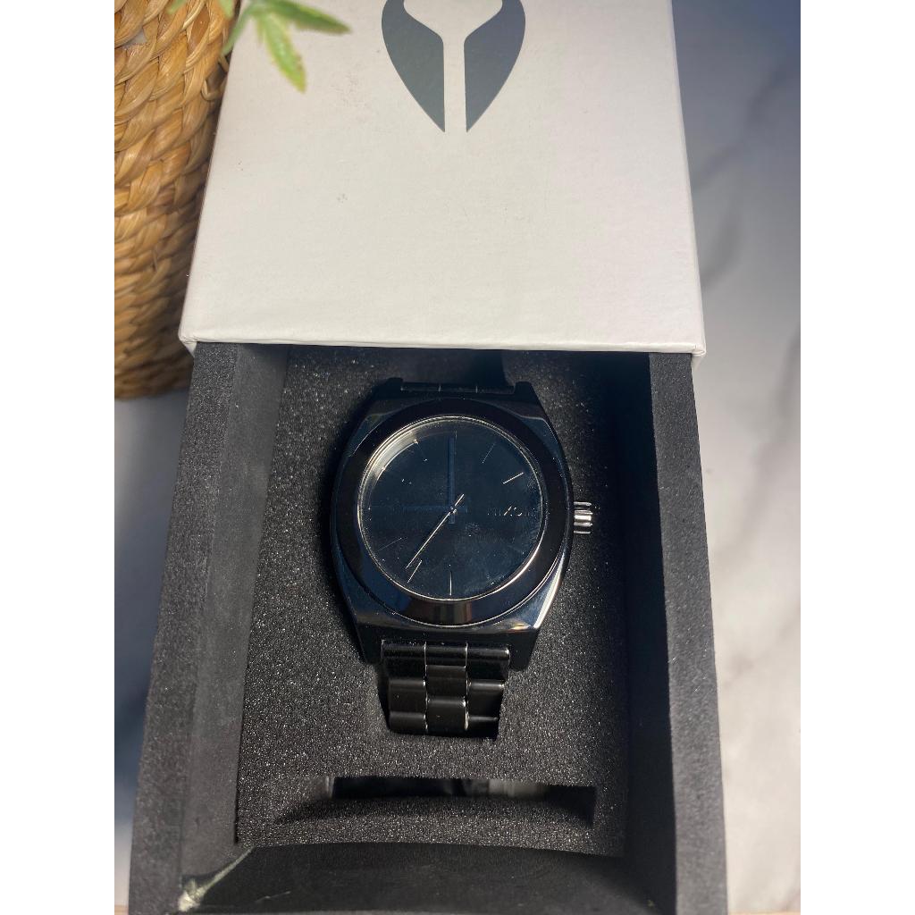 Jam Tangan Nixon Stainless Steel Black Elegan