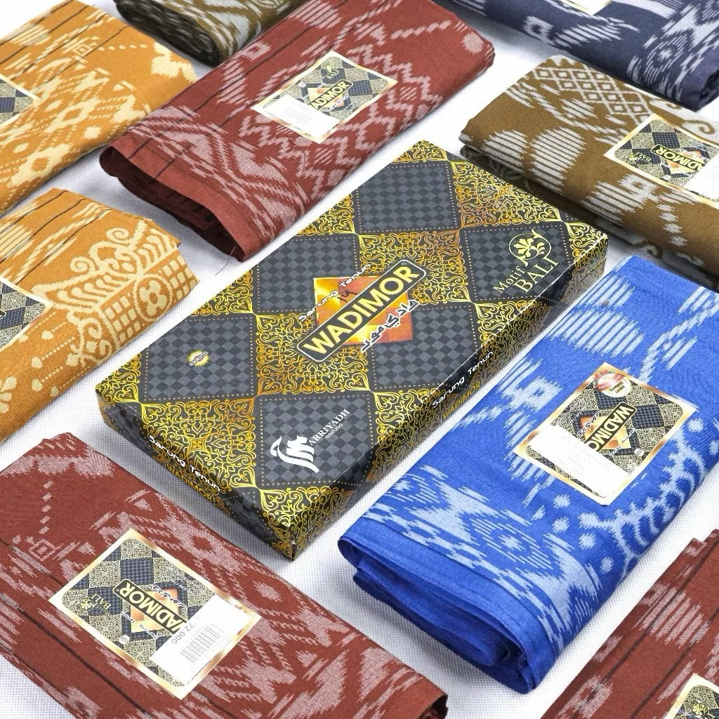 Sarung wadimor motif bali wadimor kembang wadimor tenun wadimor sonket