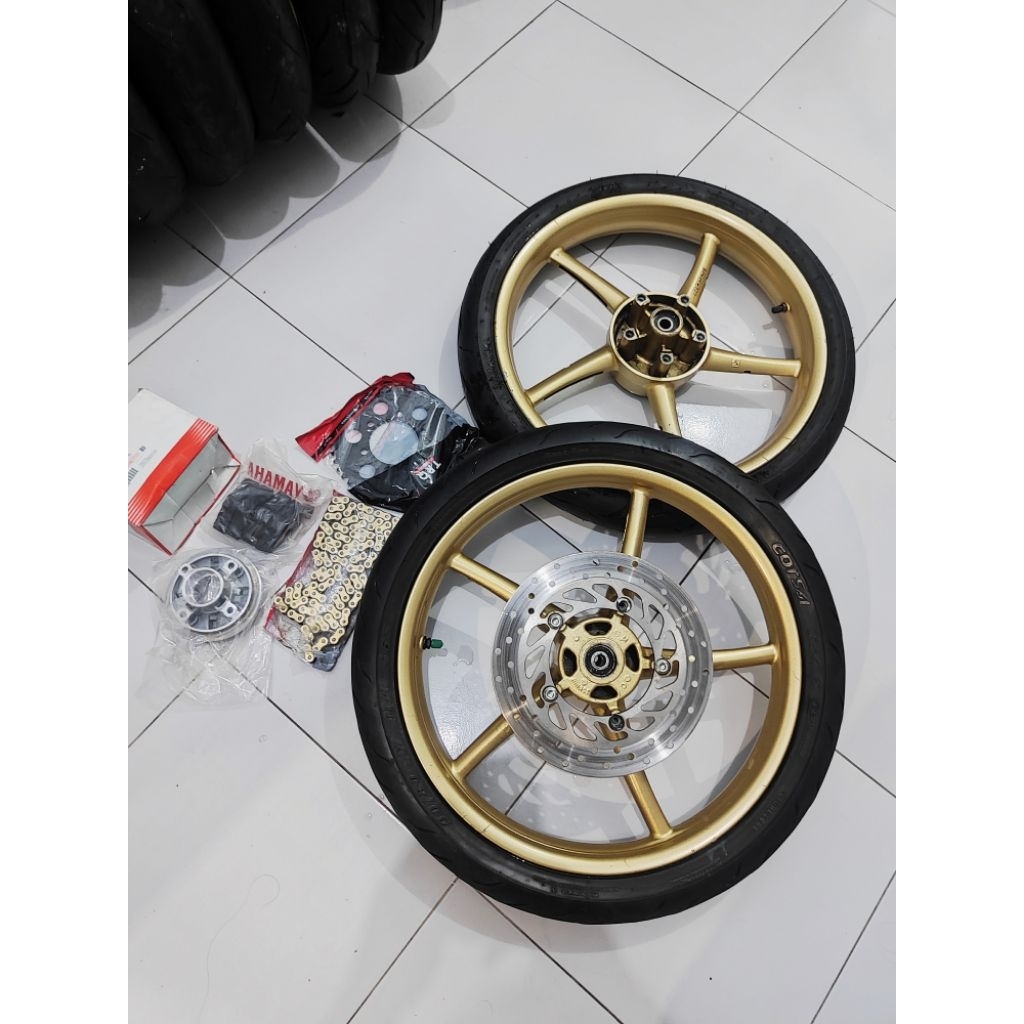 velg vrossi sanca bekas mxking fullset tinggal pasang