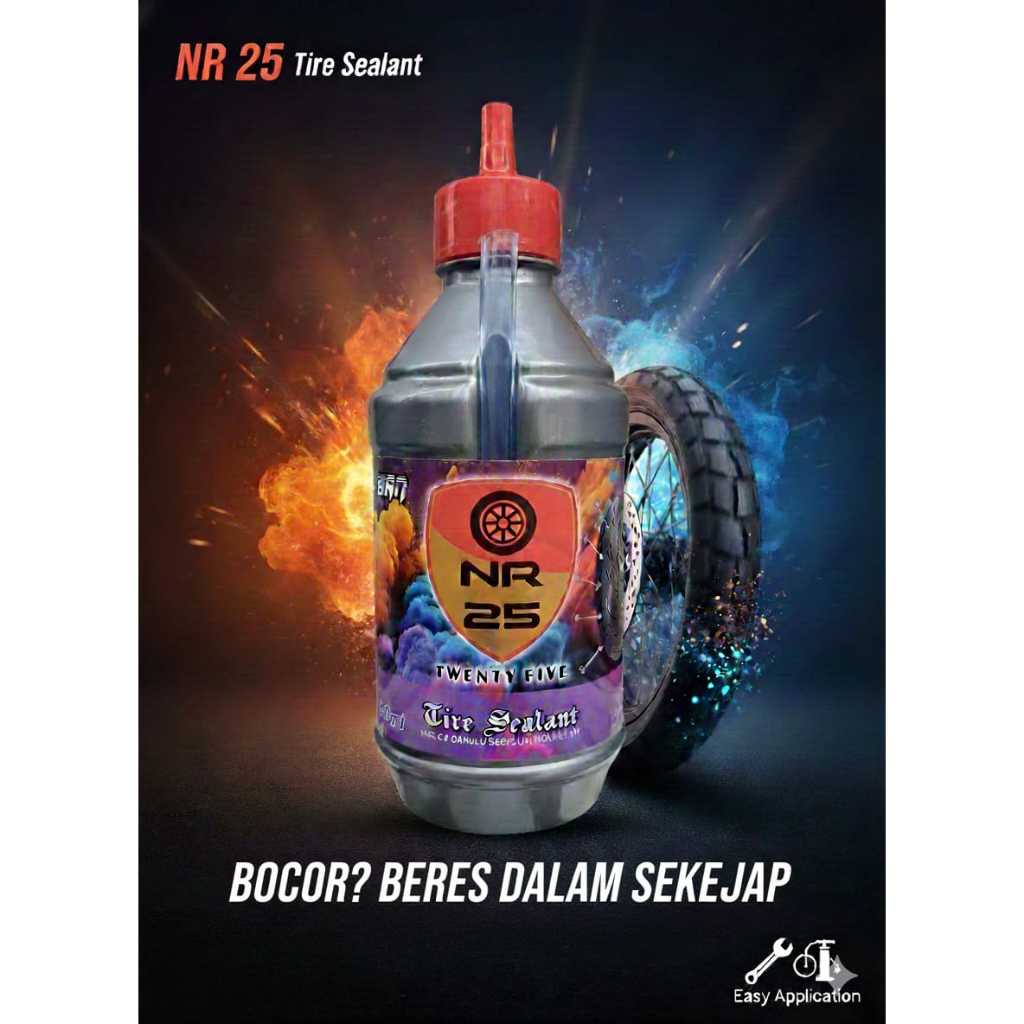 CAIRAN BAN TUBELESS NR 25 350ML / Cairan Ban Tubles NR 25