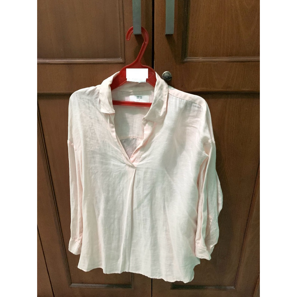 kemeja wanita uniqlo