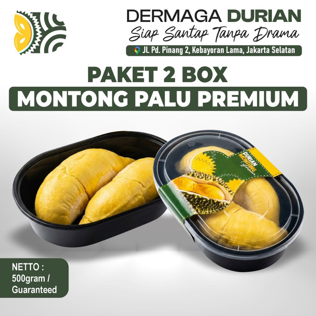 PAKET 2 BOX DURIAN MONTONG PALU / DURIAN MONTONG PARIGI / DURIAN MONTONG BALI
