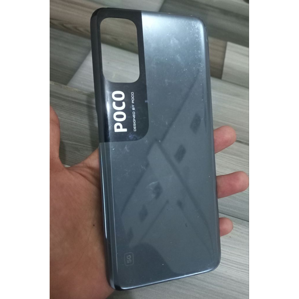 tutup backdoor poco m3 pro 5G ori copotan hp mulus