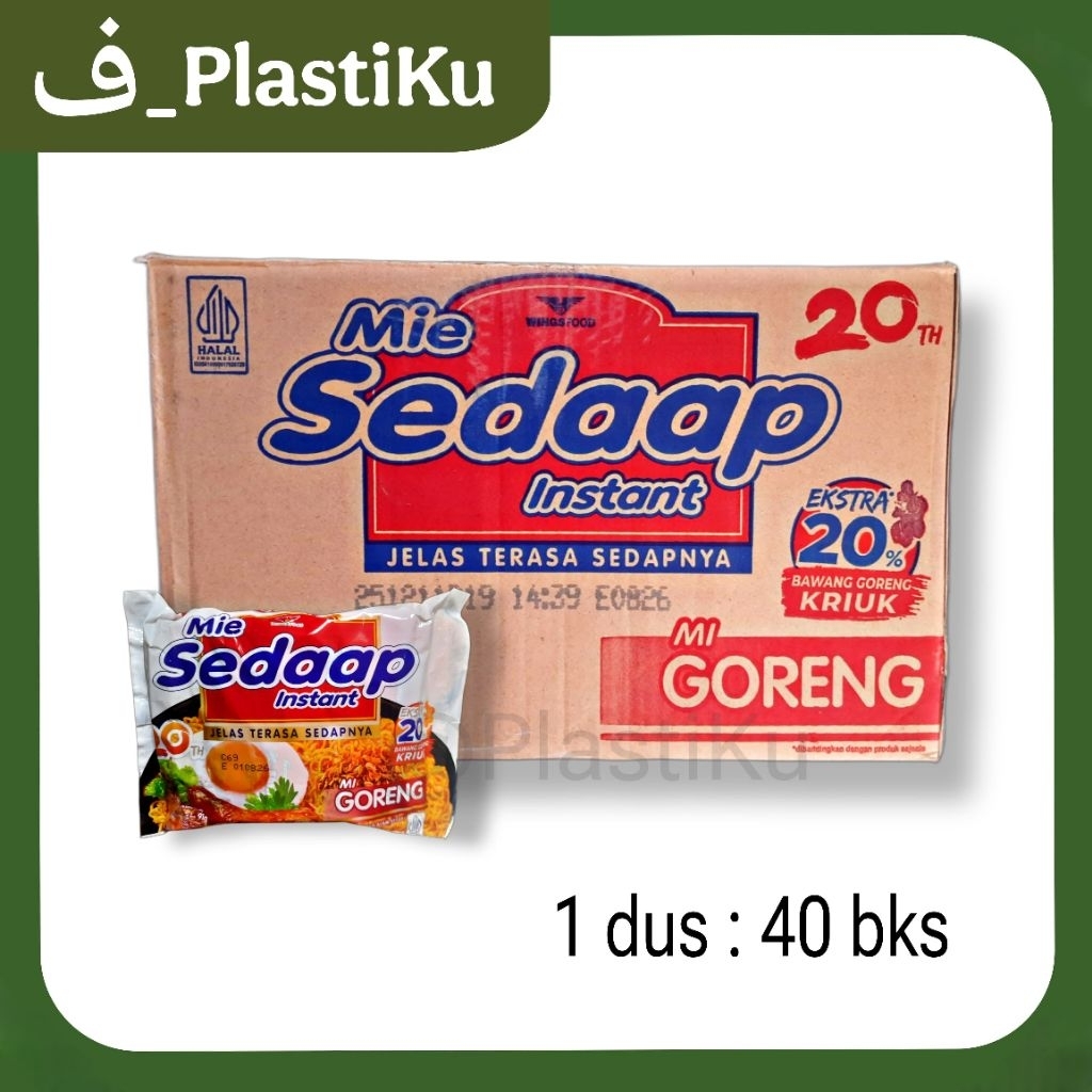 Mie Sedap Goreng Instan 1 dus isi 40 pcs